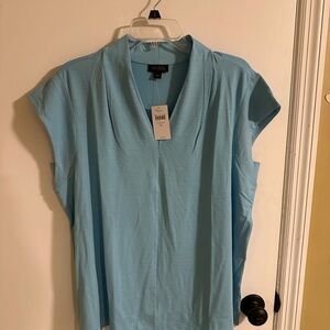 J.Jill (NWT) Wearever Slub-knit Cap-sleeve Top